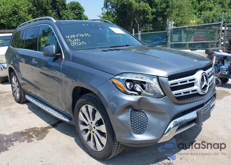 2018 Mercedes-Benz Gls 450 4Matic из США, поврежденный, VIN 4JGDF6EE7JB168825